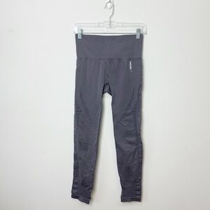 Gymshark Leggings Pants Workout Gray Cutouts Stretch